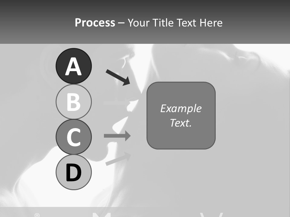 Caucasian Ocean Single PowerPoint Template