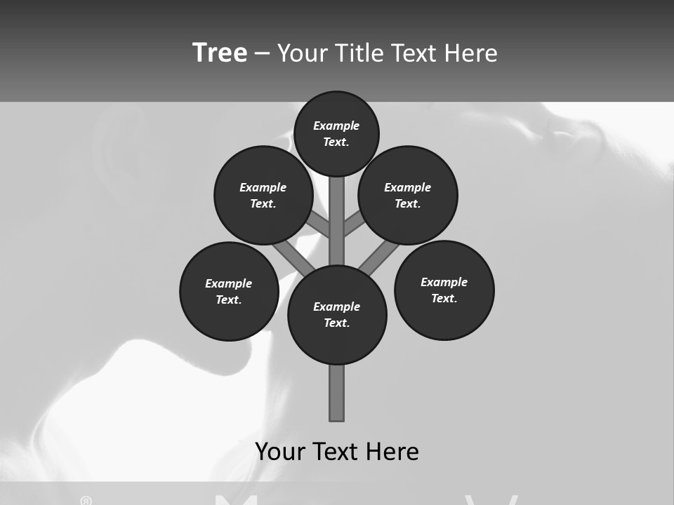 Caucasian Ocean Single PowerPoint Template