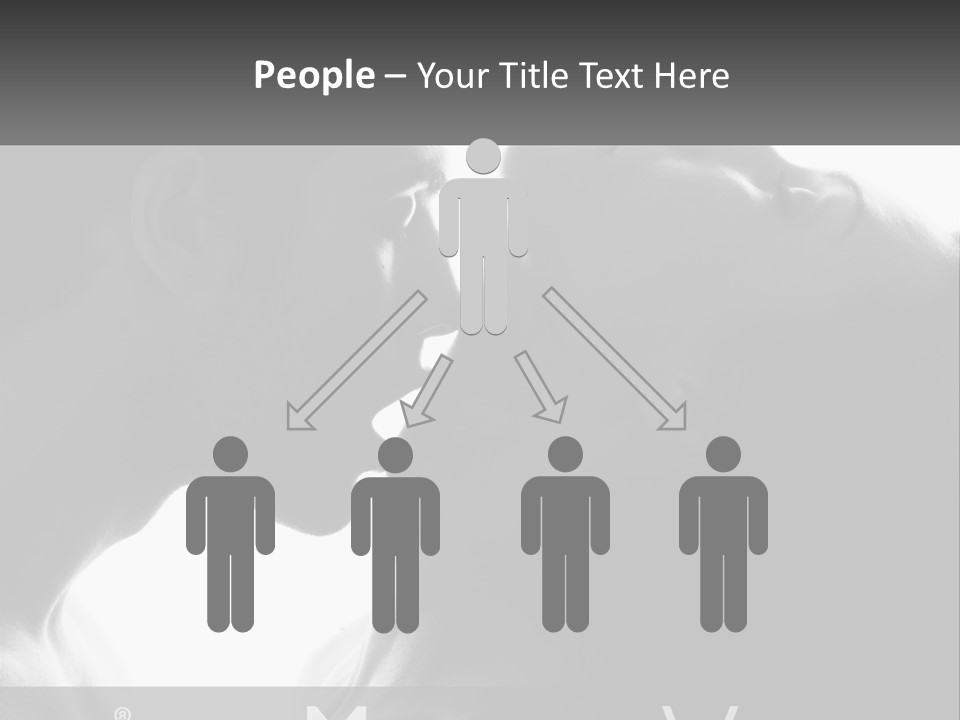 Caucasian Ocean Single PowerPoint Template