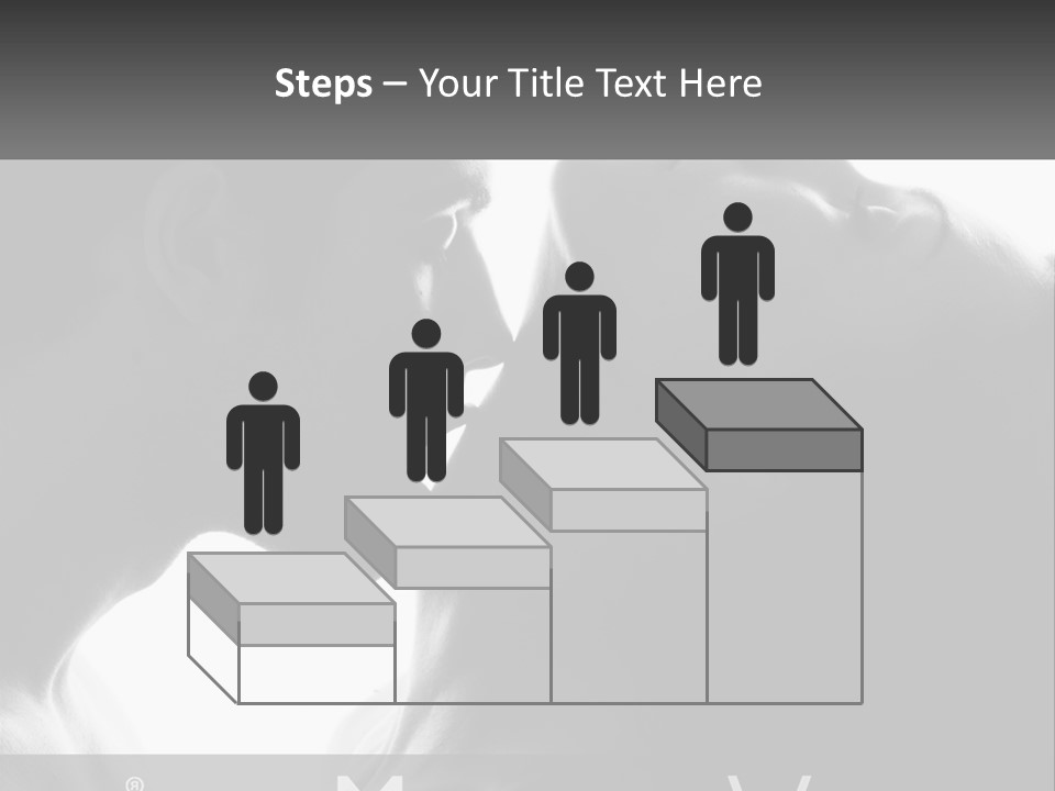 Caucasian Ocean Single PowerPoint Template