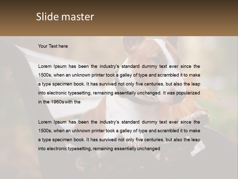 Caucasian Wave Parent PowerPoint Template