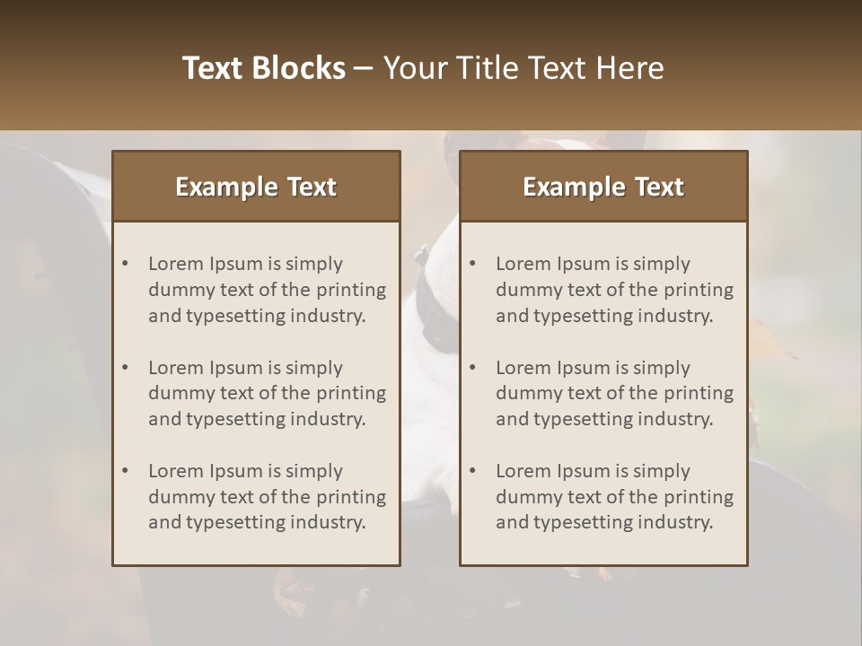 Caucasian Wave Parent PowerPoint Template