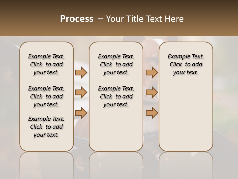 Caucasian Wave Parent PowerPoint Template