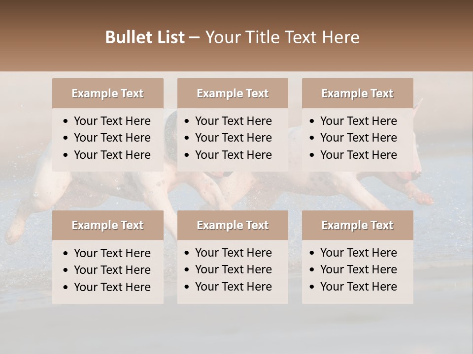 Life Sea Coast PowerPoint Template