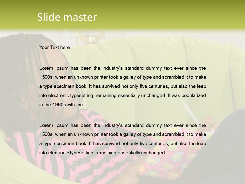 Parent Retirement Standing PowerPoint Template