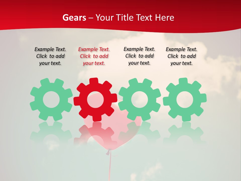 Pensioner Beach Sand PowerPoint Template