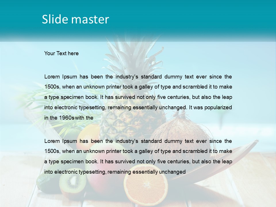 Beach Elderly Older PowerPoint Template