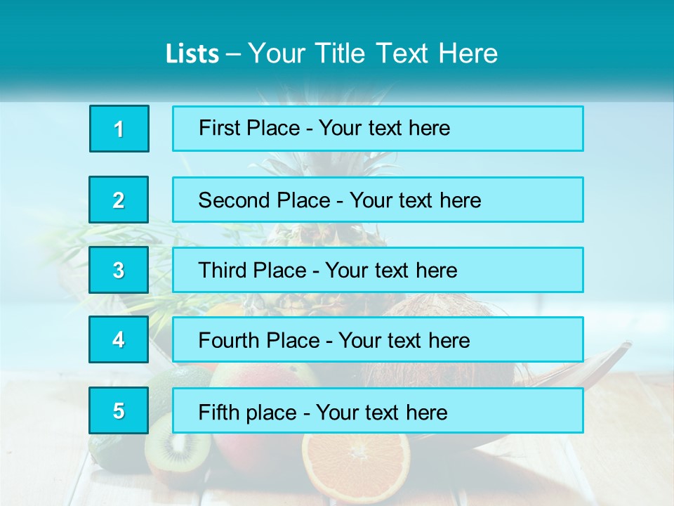 Beach Elderly Older PowerPoint Template