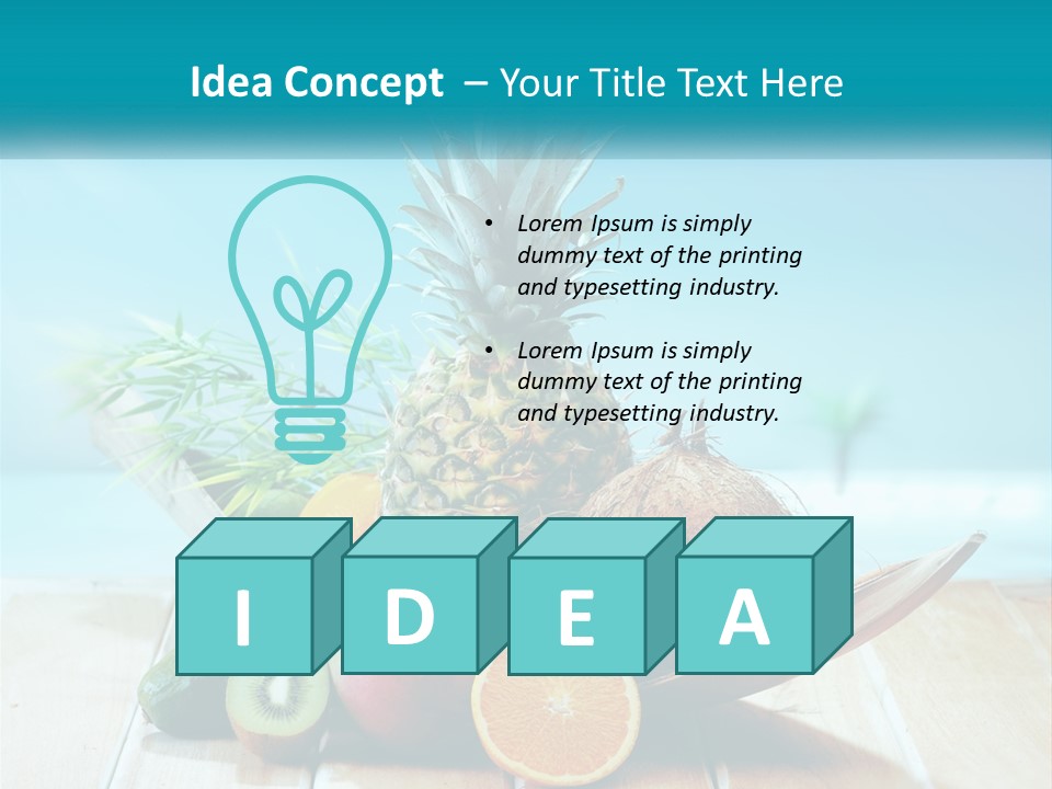 Beach Elderly Older PowerPoint Template