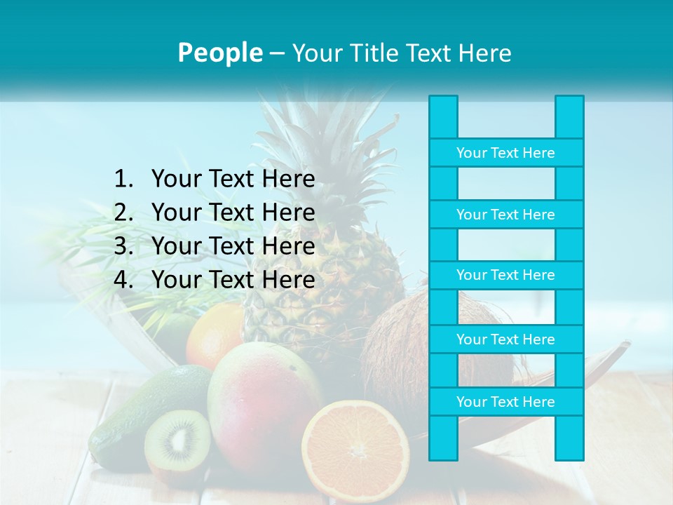 Beach Elderly Older PowerPoint Template