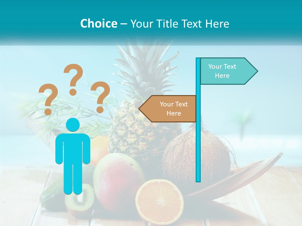 Beach Elderly Older PowerPoint Template