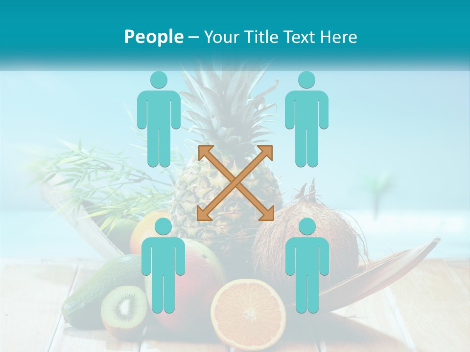 Beach Elderly Older PowerPoint Template