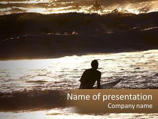 Sunset Peaceful Life PowerPoint Template