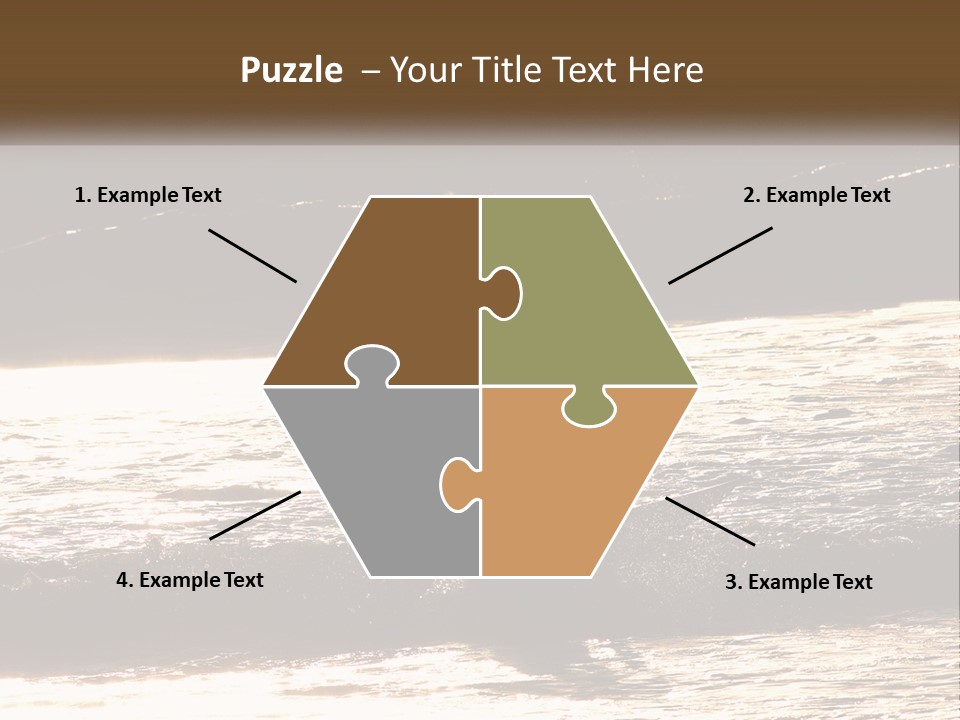 Sunset Peaceful Life PowerPoint Template