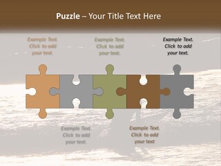 Sunset Peaceful Life PowerPoint Template