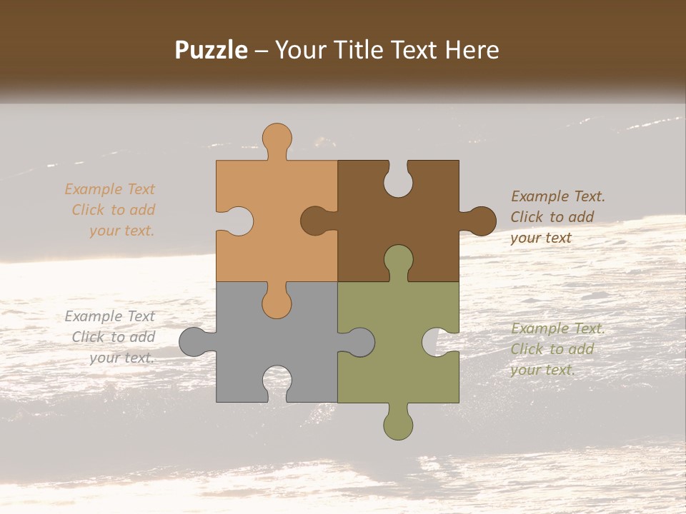 Sunset Peaceful Life PowerPoint Template