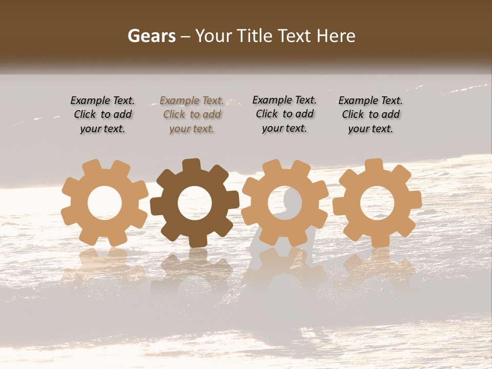 Sunset Peaceful Life PowerPoint Template