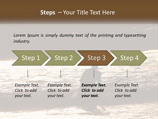 Sunset Peaceful Life PowerPoint Template