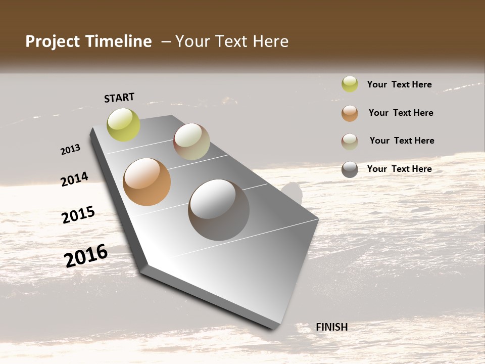 Sunset Peaceful Life PowerPoint Template
