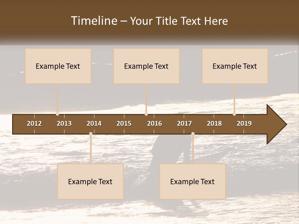 Sunset Peaceful Life PowerPoint Template