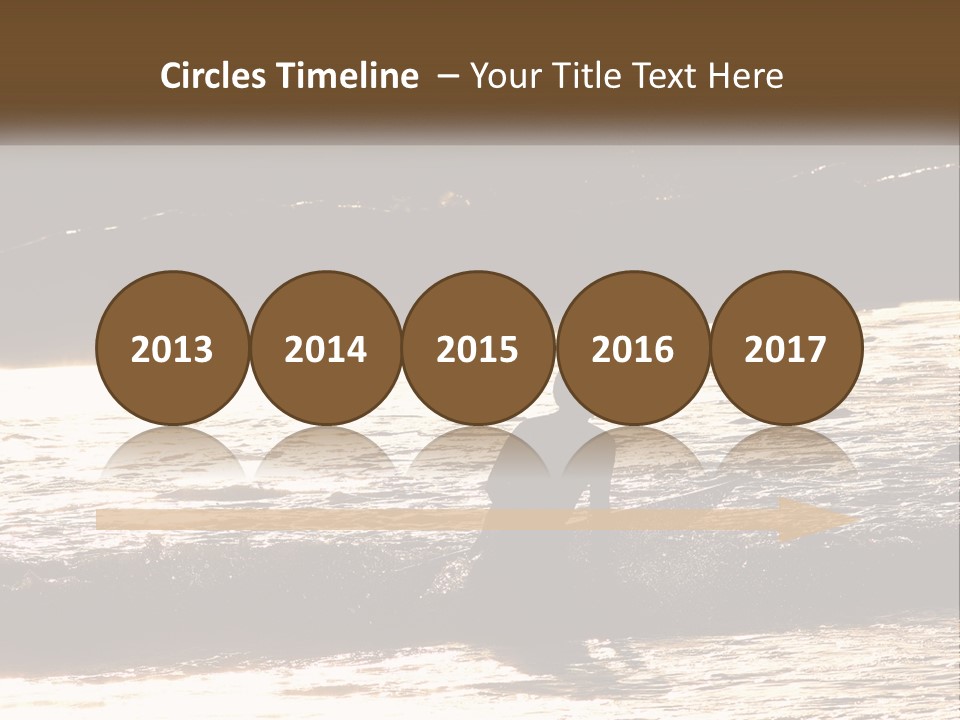Sunset Peaceful Life PowerPoint Template