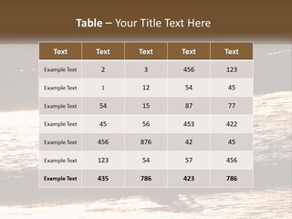 Sunset Peaceful Life PowerPoint Template