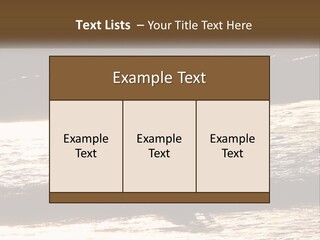 Sunset Peaceful Life PowerPoint Template