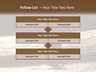 Sunset Peaceful Life PowerPoint Template