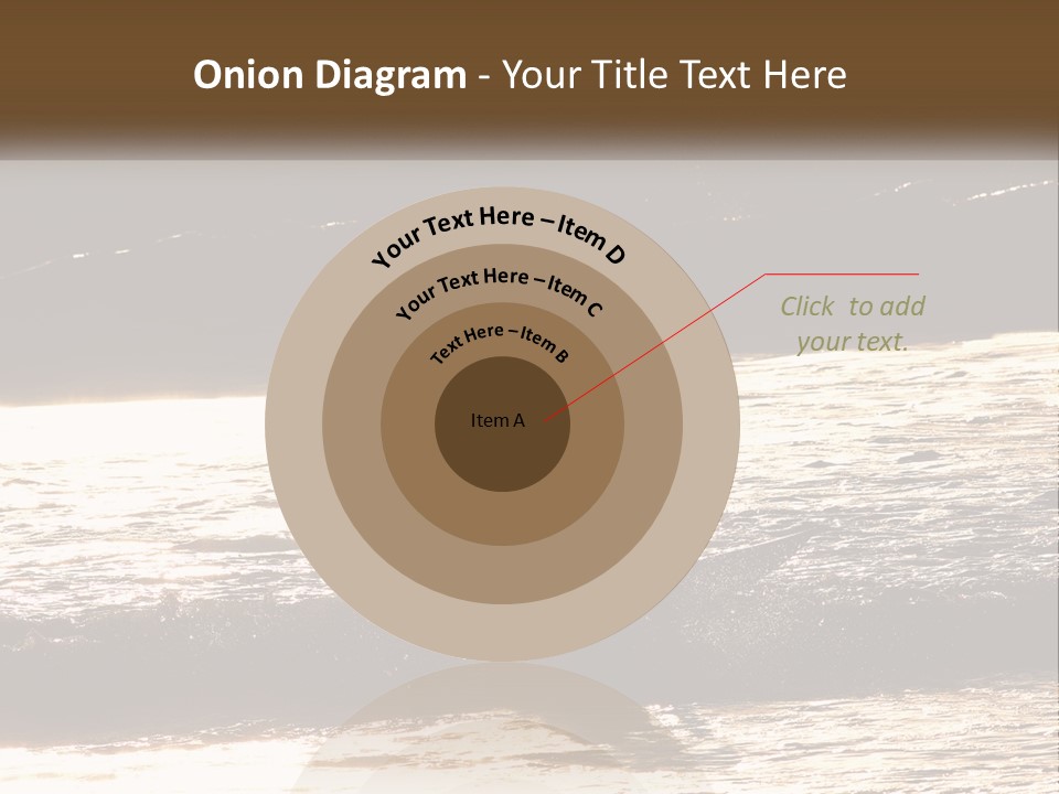 Sunset Peaceful Life PowerPoint Template