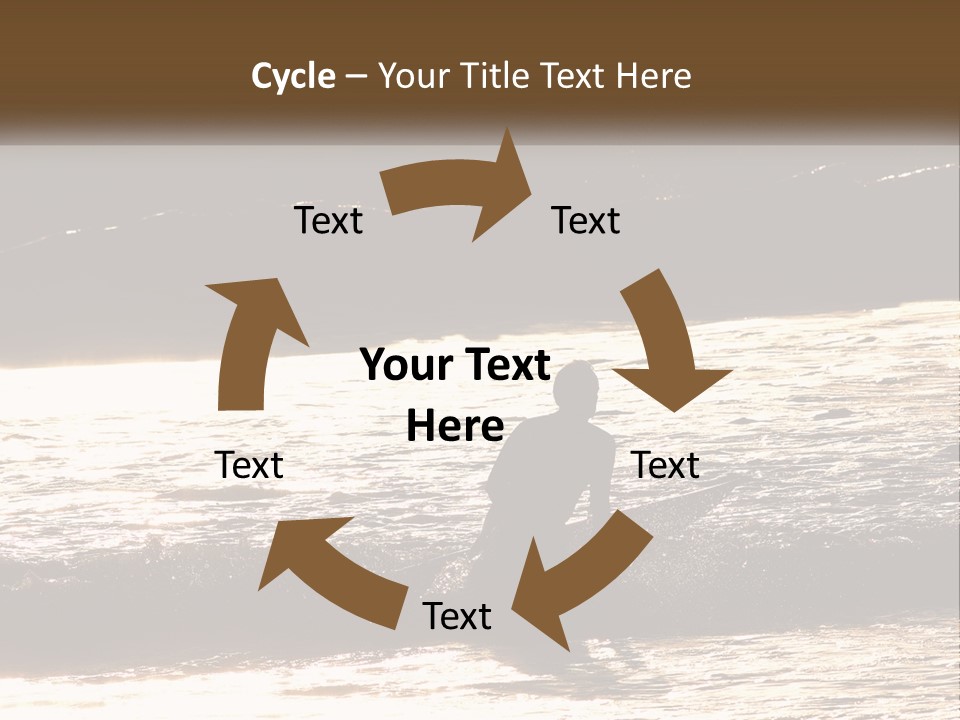 Sunset Peaceful Life PowerPoint Template