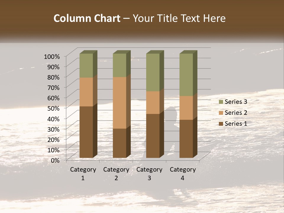 Sunset Peaceful Life PowerPoint Template