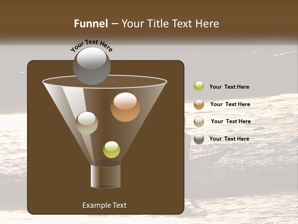 Sunset Peaceful Life PowerPoint Template