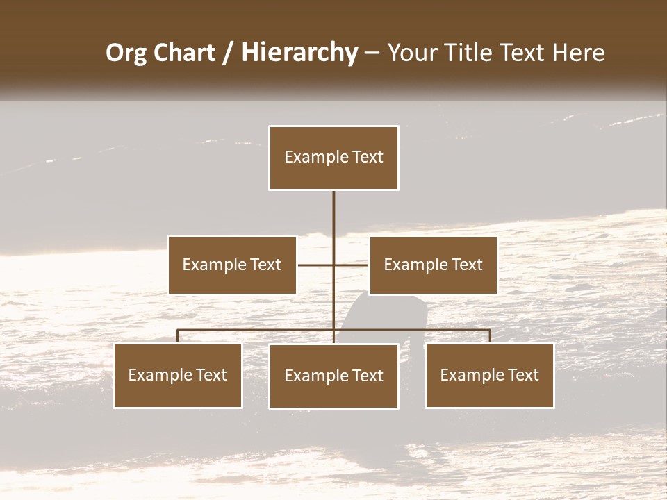 Sunset Peaceful Life PowerPoint Template