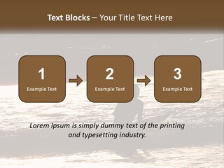 Sunset Peaceful Life PowerPoint Template