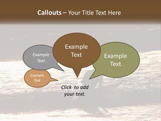 Sunset Peaceful Life PowerPoint Template