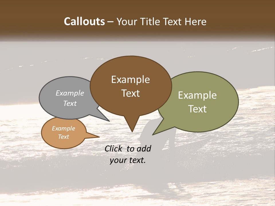 Sunset Peaceful Life PowerPoint Template