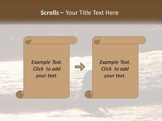 Sunset Peaceful Life PowerPoint Template
