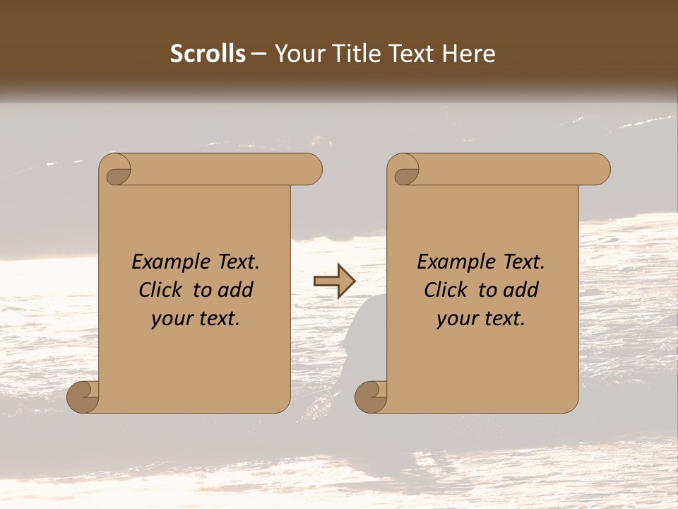 Sunset Peaceful Life PowerPoint Template