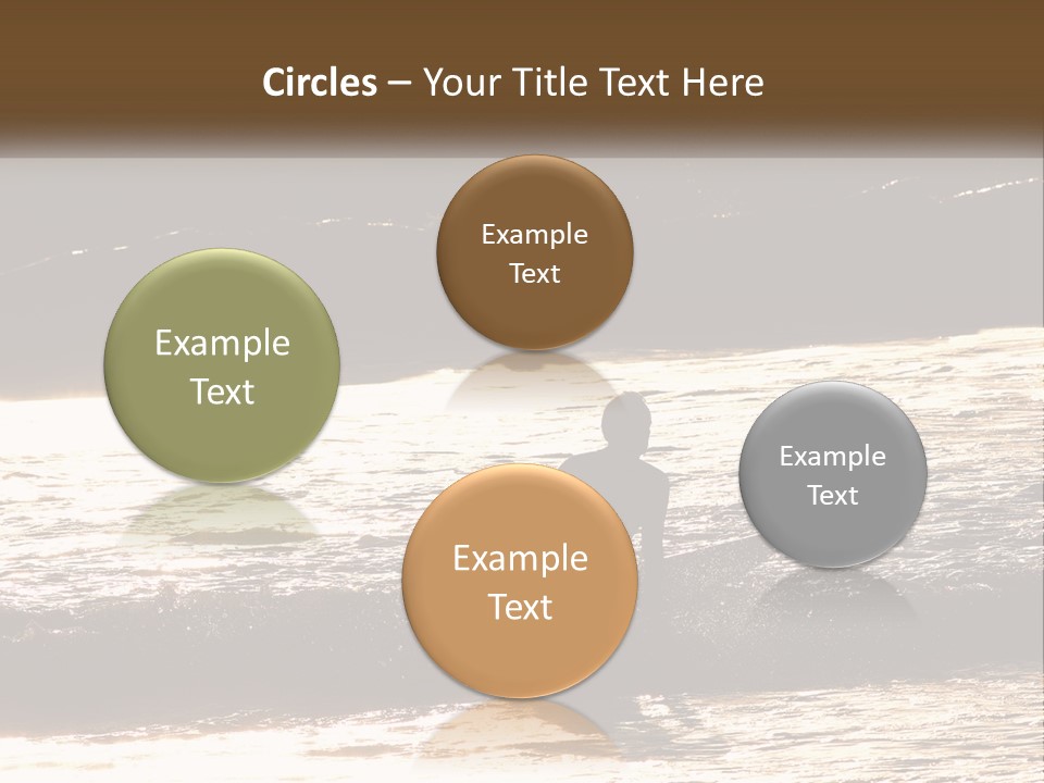 Sunset Peaceful Life PowerPoint Template