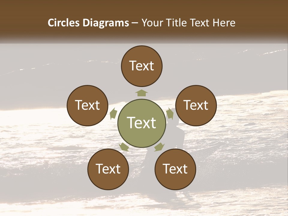 Sunset Peaceful Life PowerPoint Template