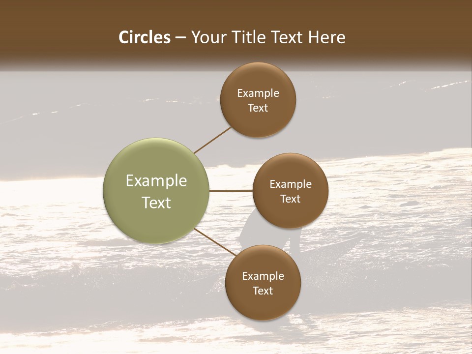 Sunset Peaceful Life PowerPoint Template