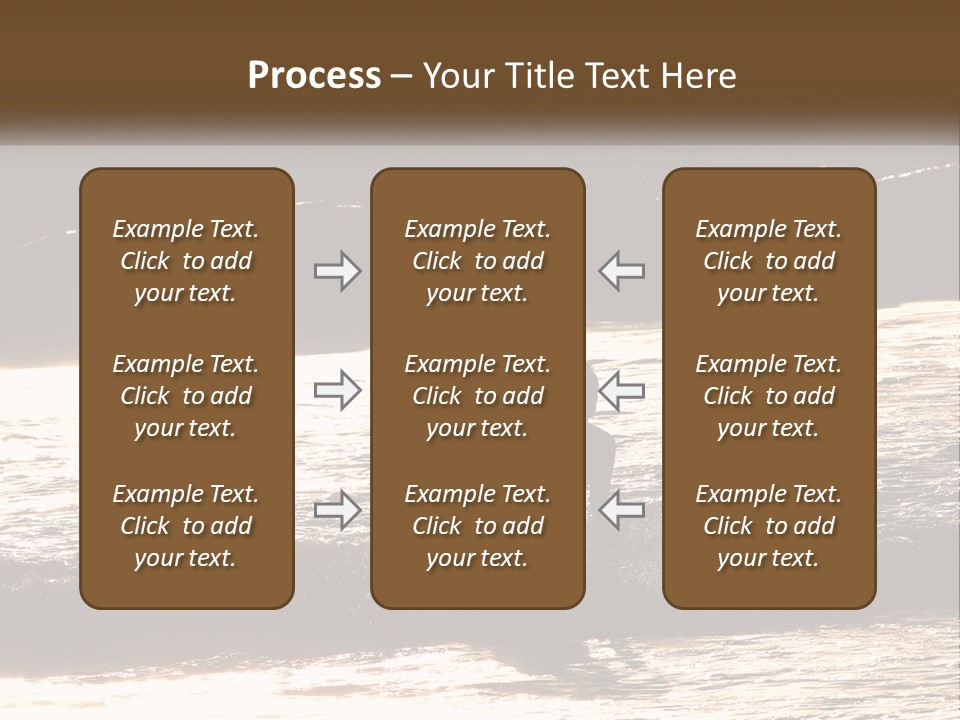 Sunset Peaceful Life PowerPoint Template