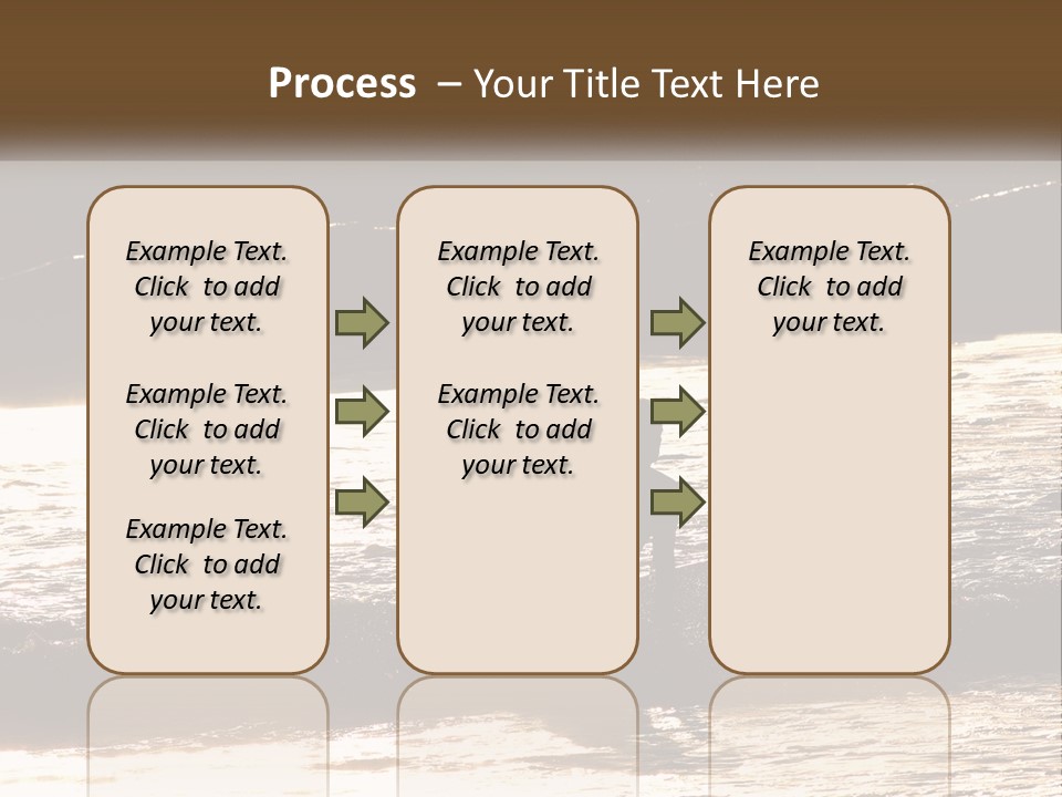 Sunset Peaceful Life PowerPoint Template