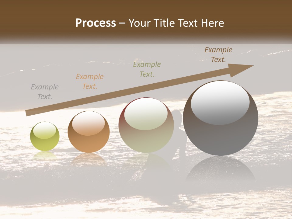 Sunset Peaceful Life PowerPoint Template