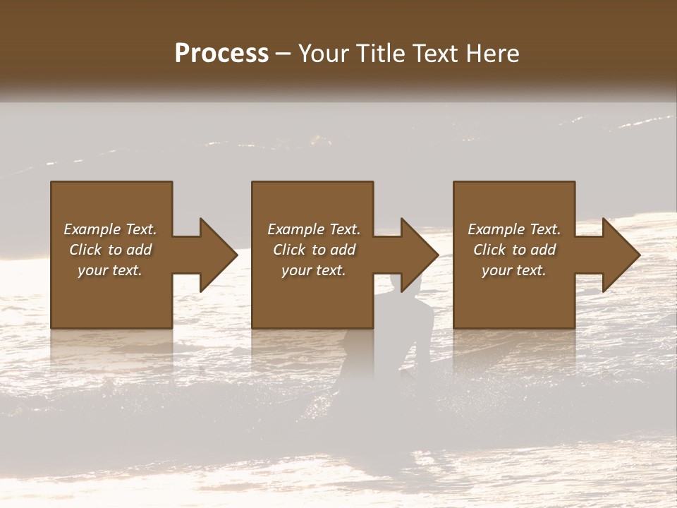 Sunset Peaceful Life PowerPoint Template
