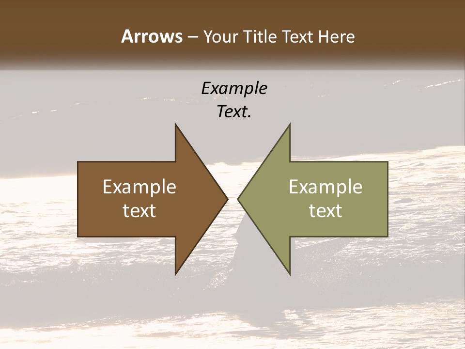 Sunset Peaceful Life PowerPoint Template
