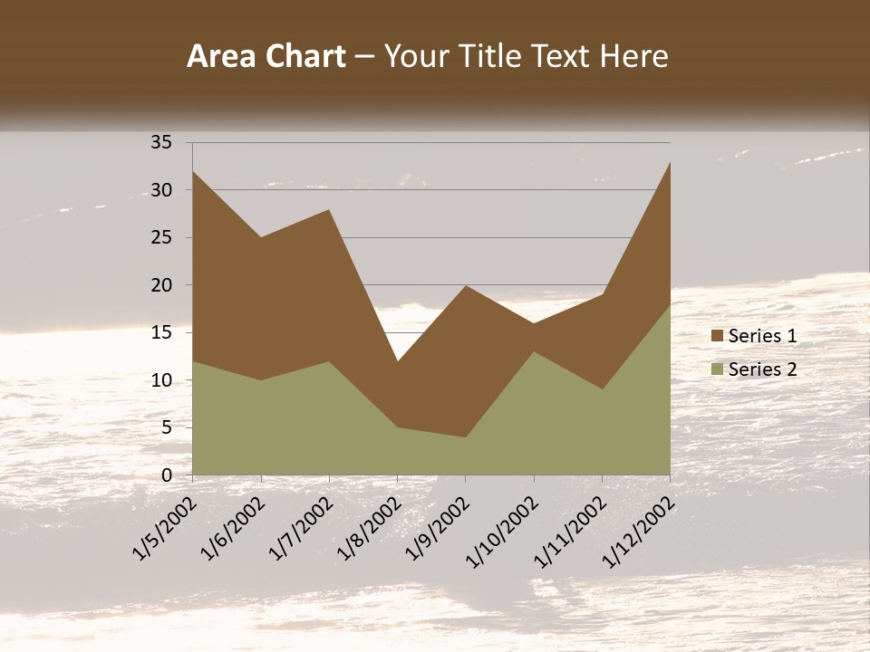Sunset Peaceful Life PowerPoint Template