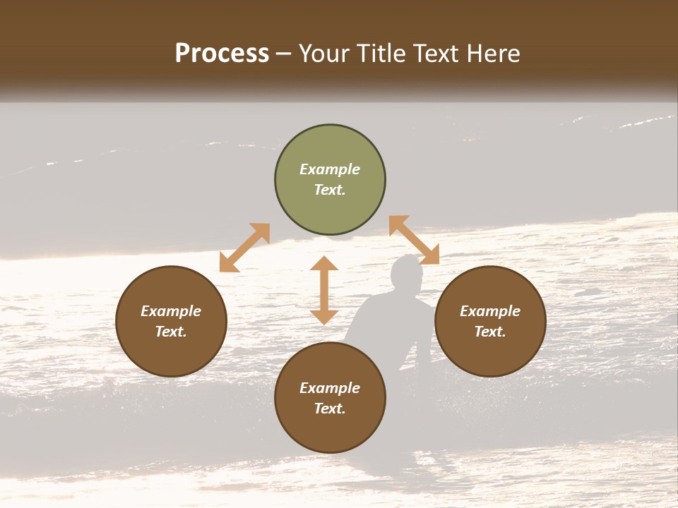 Sunset Peaceful Life PowerPoint Template