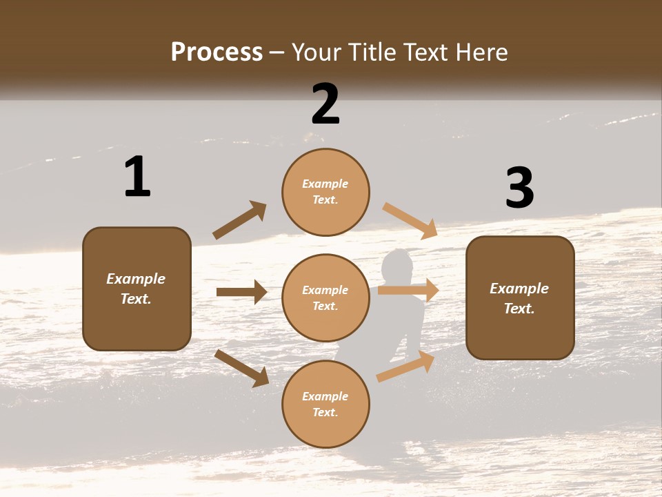 Sunset Peaceful Life PowerPoint Template