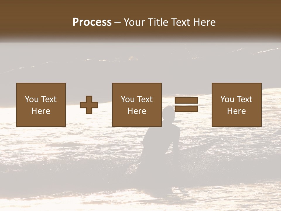Sunset Peaceful Life PowerPoint Template
